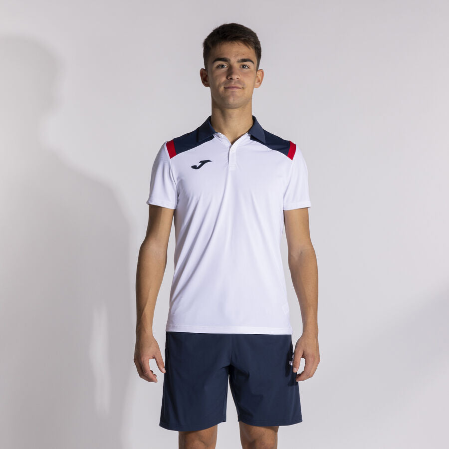 Joma Polo Shirt Short Sleeve Man Toledo - White Navy