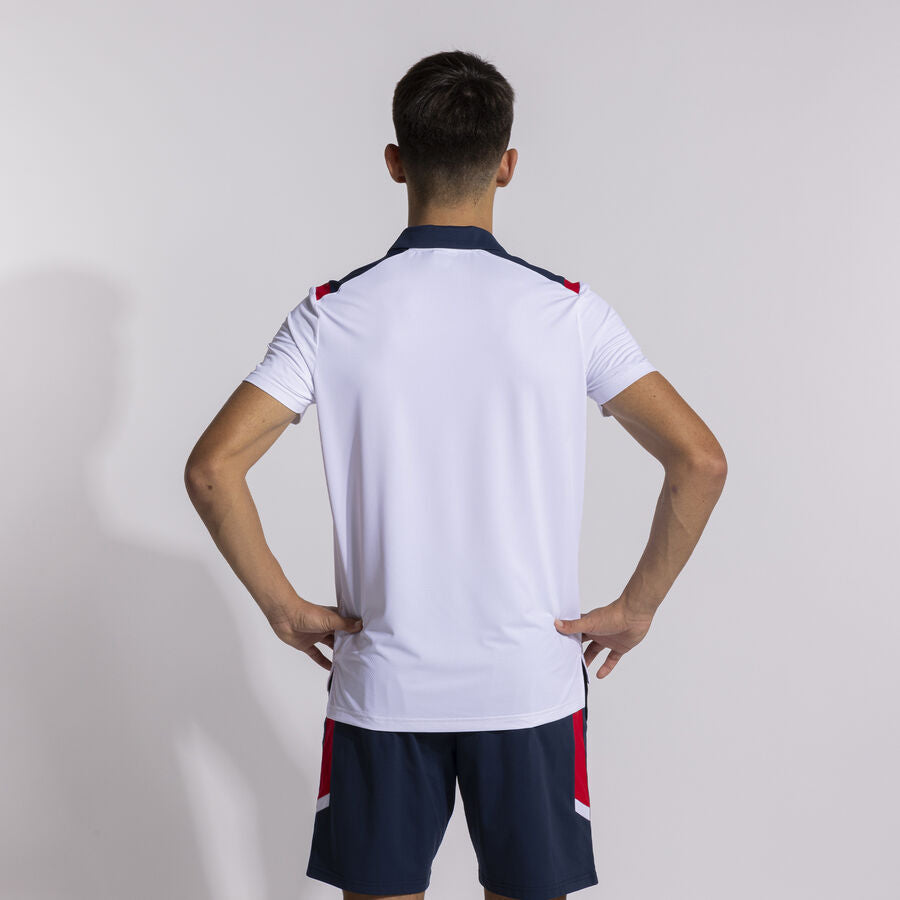 Joma Polo Shirt Short Sleeve Man Toledo - White Navy