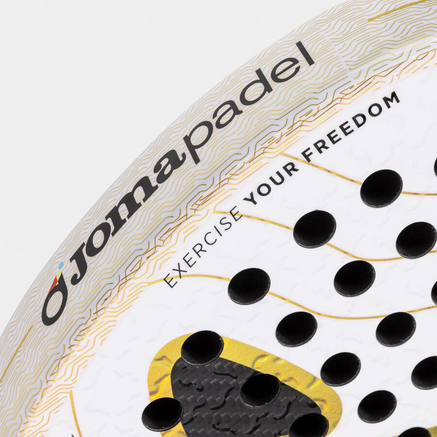 Joma Padel Slam Pro Iconic - White Gold